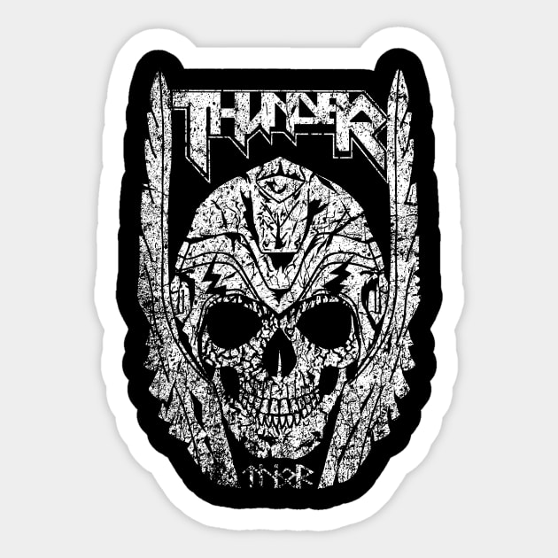 THUNDER REDUX Sticker by illproxy